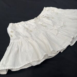 Passport Vintage Y2K Micro Mini Skirt L  Coquette Fairy Festival Cottage 2000s